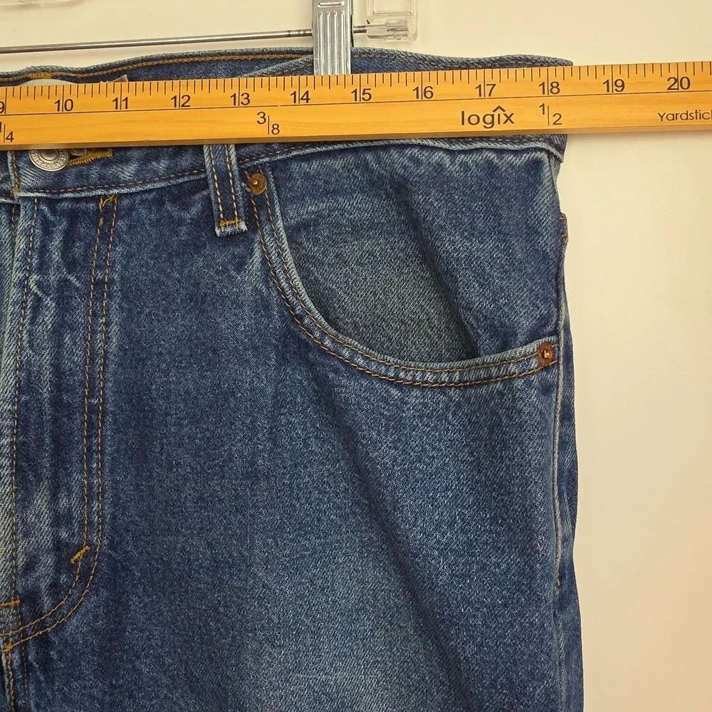 Levi's 505 Regular Fit Jeans Men's 36x30 Blue Straight Leg